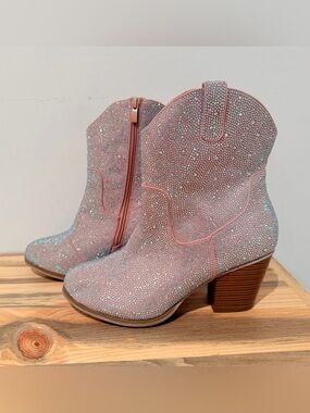 Sparkle Western Booties - Women